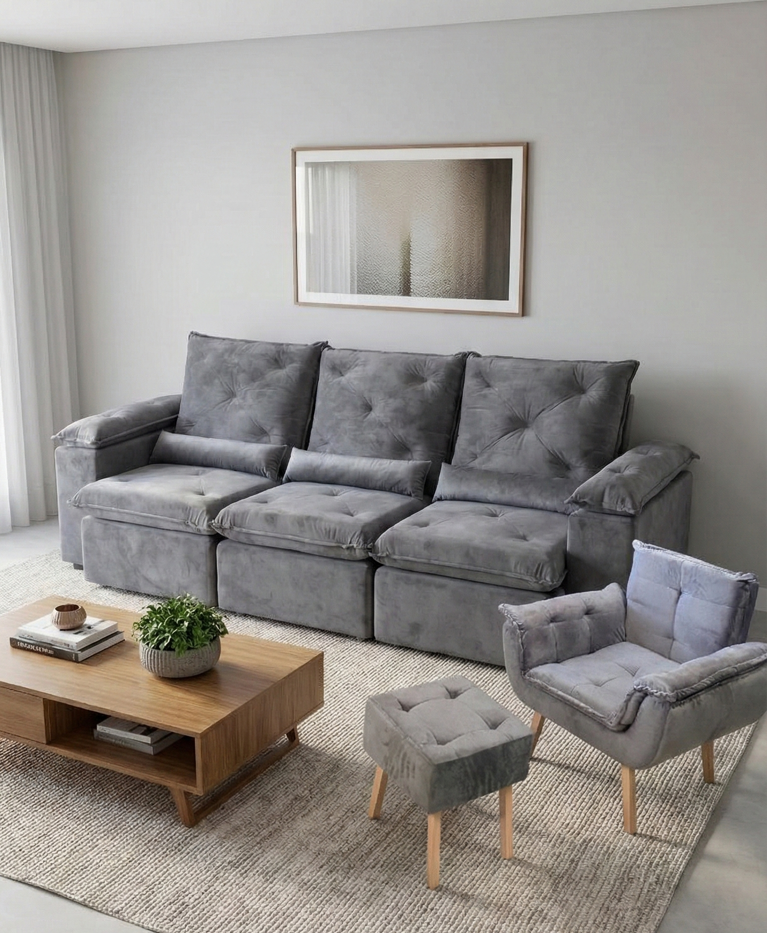 Kit Sala Completo - Real Móveis